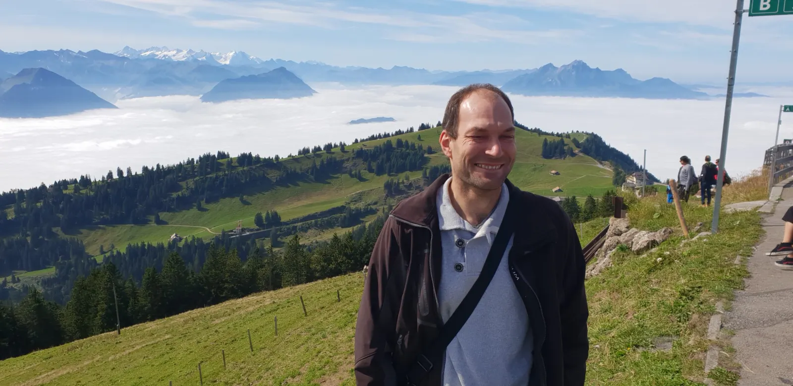 Der Vizepräsident auf der Rigi