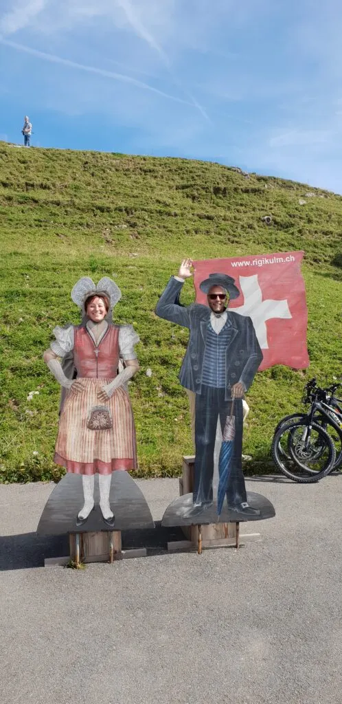 Dirigent mit Frau auf der Rigi